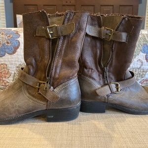 Brown "Leather" Bootie - Size 11